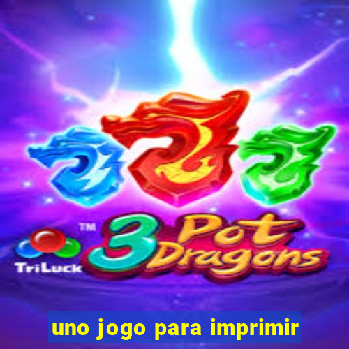 uno jogo para imprimir